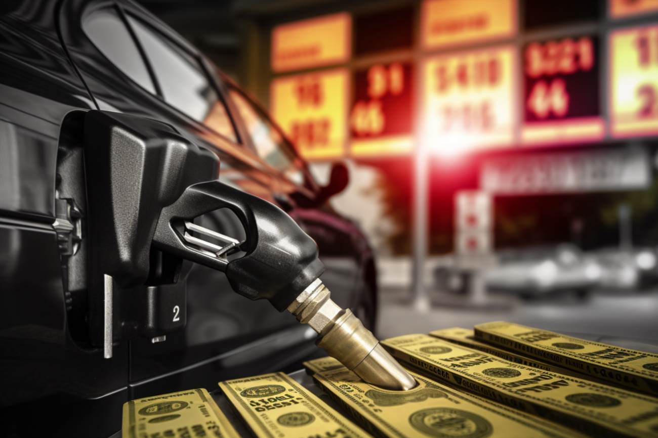 Was kostet eine gallone benzin in den usa?